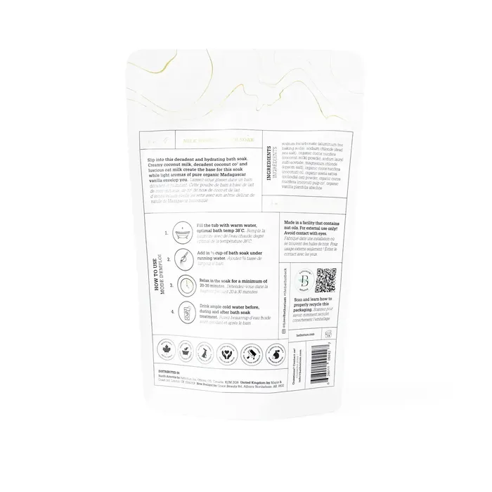 Bathorium Milk Mineral Bath 650g Earrings