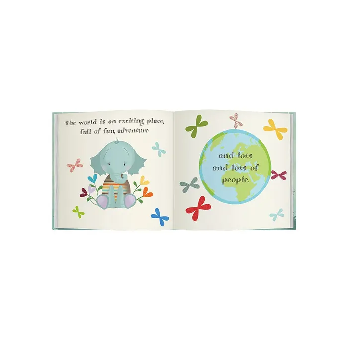 Earrings Old Country Design Welcome To The World Book