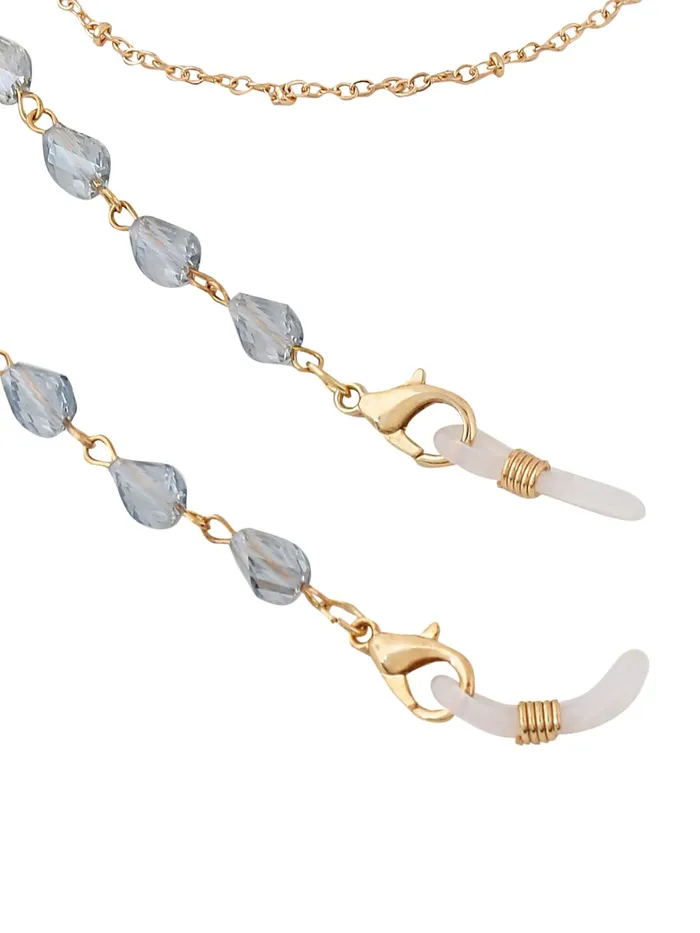 Necklaces Yellow Chimes Sunglasses Chain for Women Eyeglasses Chain Multicolor Beadded Face Mask Chains Sunglasses AccessoriesSunglasses Lanyard for Girls and Women Style20 Yellow Chimes