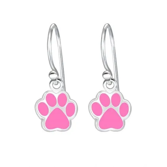 Raajsi by Yellow Chimes 925 Sterling Silver Drop Earring for Girls Kids Melbees Kids Collection Paw Designed Birthday Gift for Girls Kids With Certificate of Authenticity 6 Month Warranty Yellow Chimes Bracelets