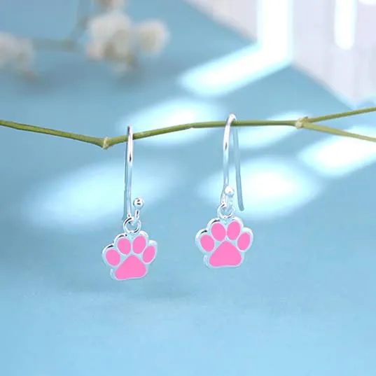 Raajsi by Yellow Chimes 925 Sterling Silver Drop Earring for Girls Kids Melbees Kids Collection Paw Designed Birthday Gift for Girls Kids With Certificate of Authenticity 6 Month Warranty Yellow Chimes Bracelets