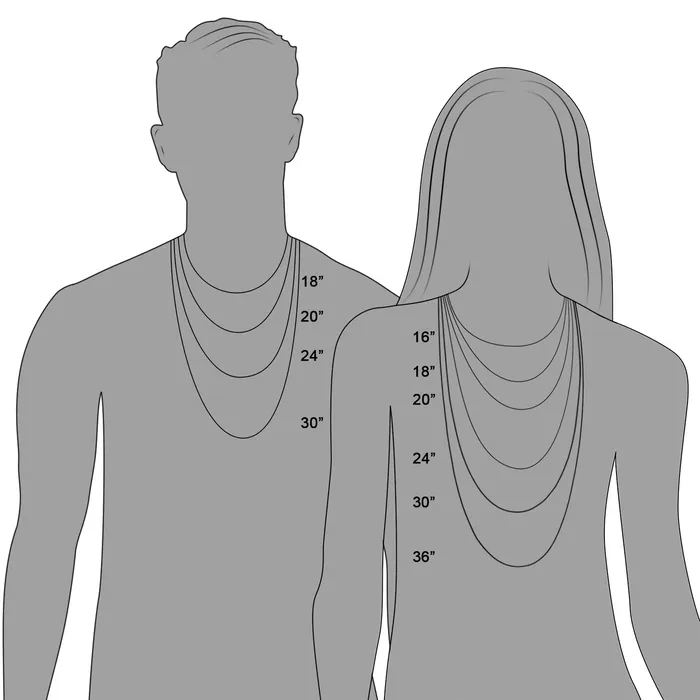 18k Yellow Gold and Sterling Silver Rhodium Plated Multi Style Chain Necklace MayaMila Necklaces