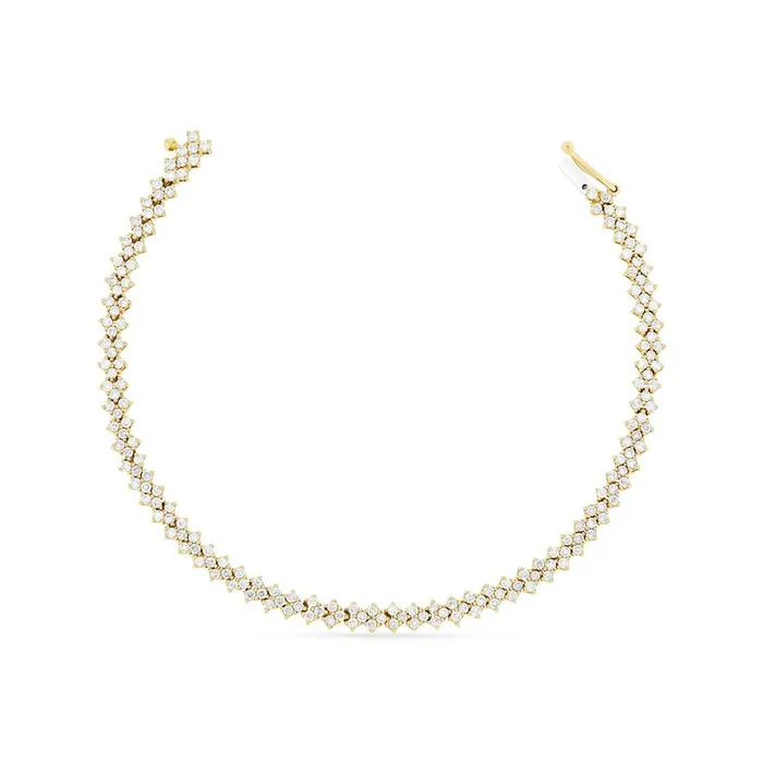 Carbon Hyde Bracelets Chevron Tennis Bracelet