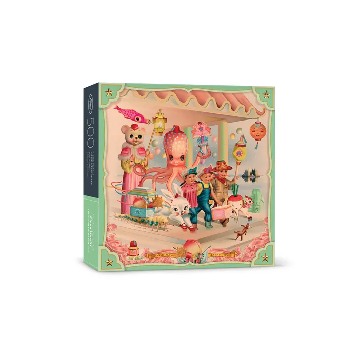 Fred Friends Necklaces Puzzle 500 PC Fiona Hewitt Kingdom of Happy Joy