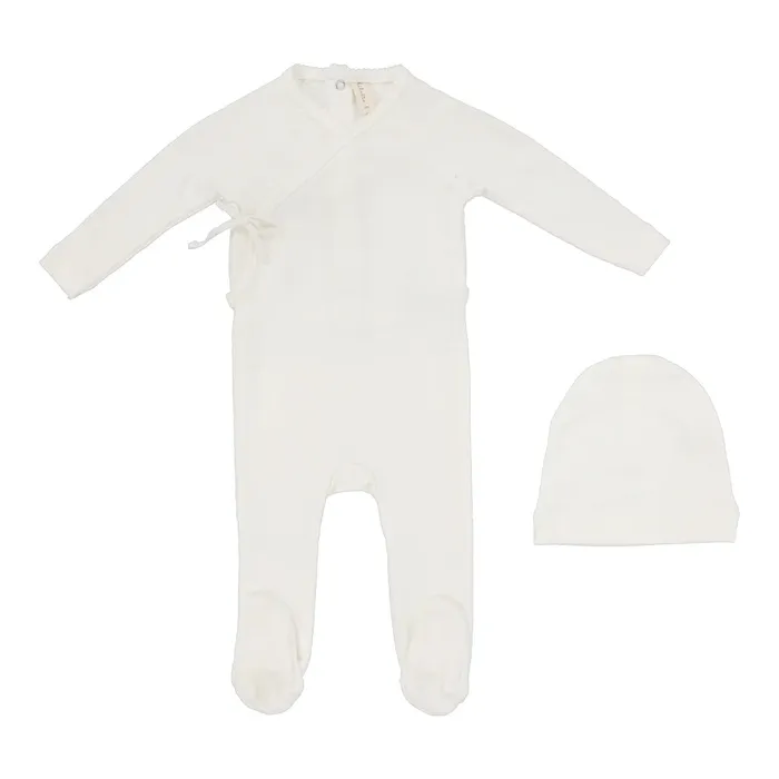 Lilette Rings Lilette Wrapover Footie Set Winter White