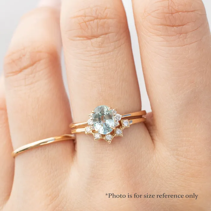 Rings Envero Jewelry Lena Ring 055ct Light Green Madagascar Sapphire 14K Rose Gold One of a kind Rings Envero Jewelry Lena Ring 055ct Light Green Madagascar Sapphire 14K Rose Gold One of a kind