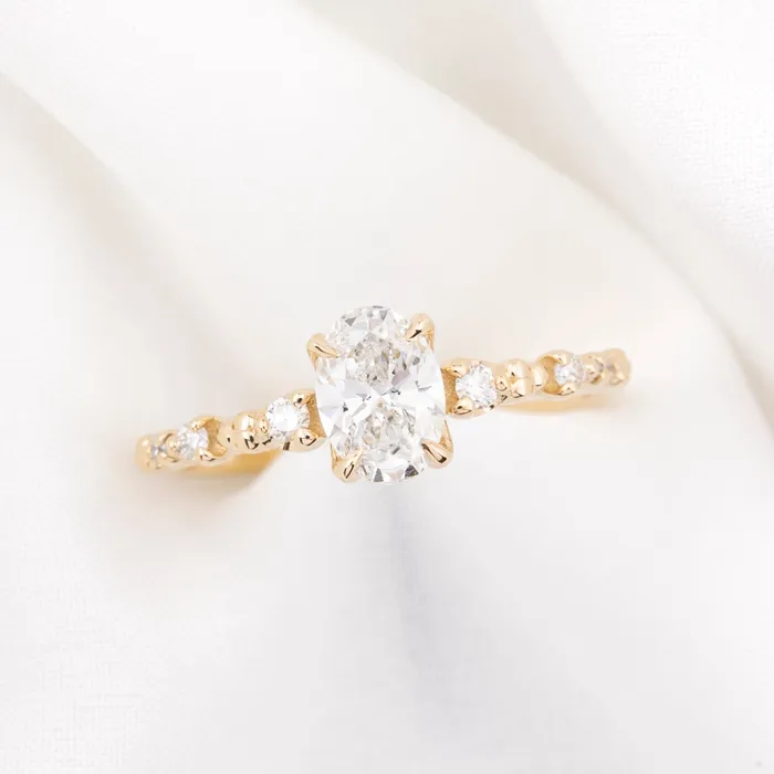 Rings Envero Jewelry Wisteria Ring 070ct Lab Diamond 14k Yellow Gold One of a kind Rings Envero Jewelry Wisteria Ring 070ct Lab Diamond 14k Yellow Gold One of a kind