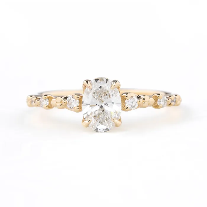 Rings Envero Jewelry Wisteria Ring 070ct Lab Diamond 14k Yellow Gold One of a kind Rings Envero Jewelry Wisteria Ring 070ct Lab Diamond 14k Yellow Gold One of a kind