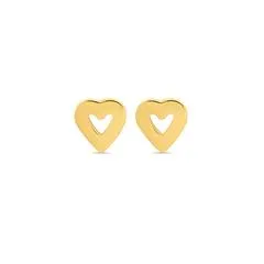 Rings Jennifer Meyer 18K YELLOW GOLD MINI OPEN HEART STUDS