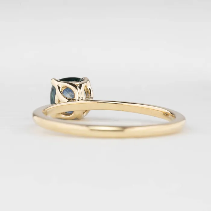 Sara Ring 097ct Teal Blue Montana Sapphire 14K Yellow Gold One of a kind Envero Jewelry Rings Sara Ring 097ct Teal Blue Montana Sapphire 14K Yellow Gold One of a kind Envero Jewelry Rings