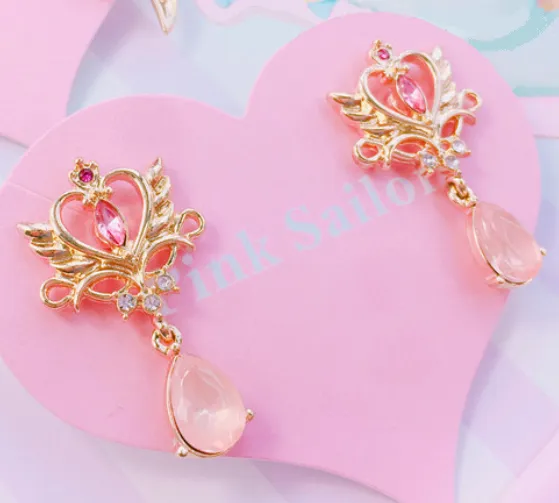 Sorasol Pink Sailor Earrings