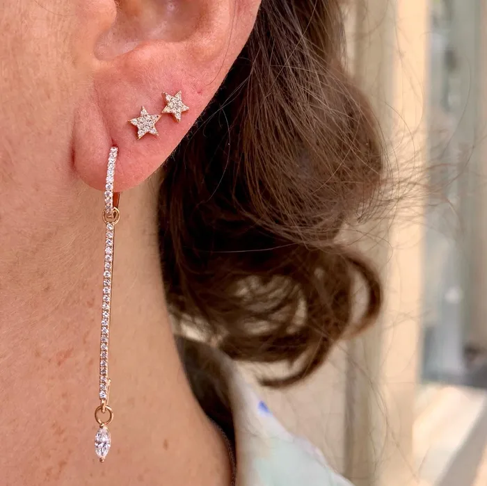 The Private Room Fine Jewelry Earrings Diamond Stars Earrings