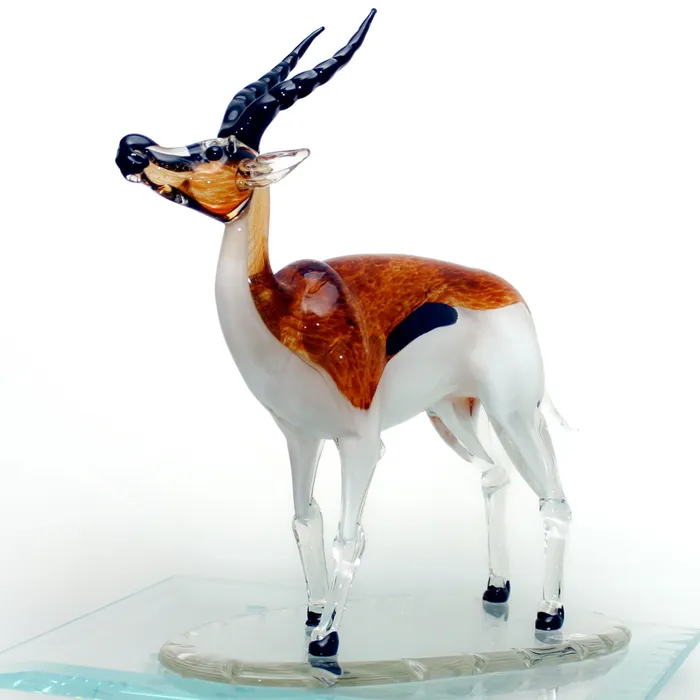Barbaro Alessandro Necklaces Crystal and gold antelope Model B