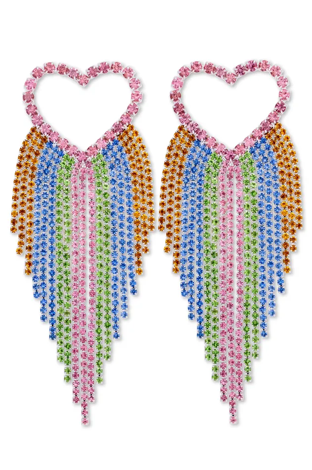 Crystal Haze Jewelry EU Earrings Pastel Heart Earrings
