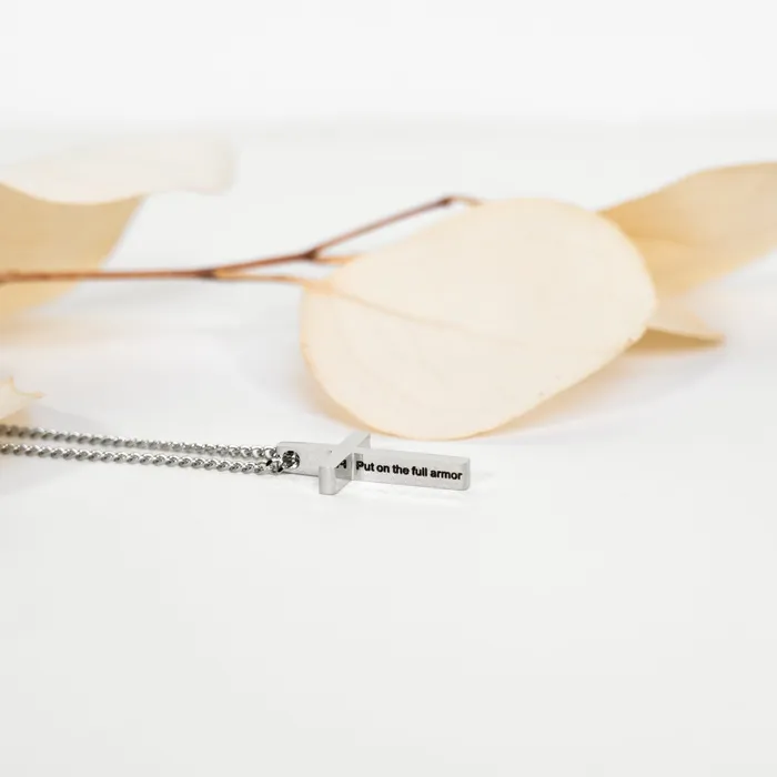 Forever Truth Put On The Full Armor Cross Necklace Necklaces