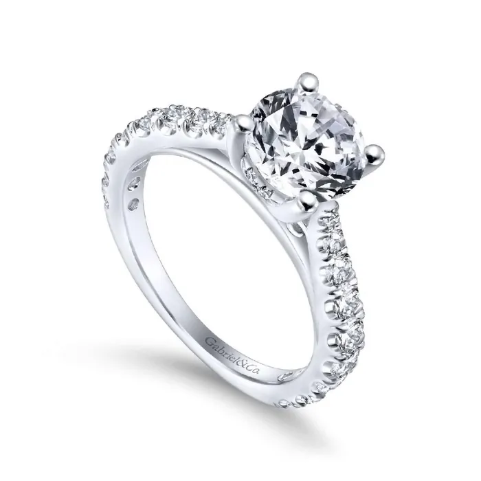 GABRIEL CO Rings Diamond SemiMount Ring