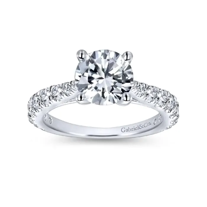 GABRIEL CO Rings Diamond SemiMount Ring