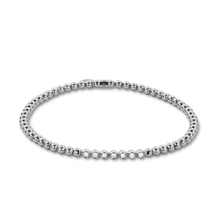 HULCHI BELLUNI 7 Diamond Pave Bead Stretch Bracelet Bracelets