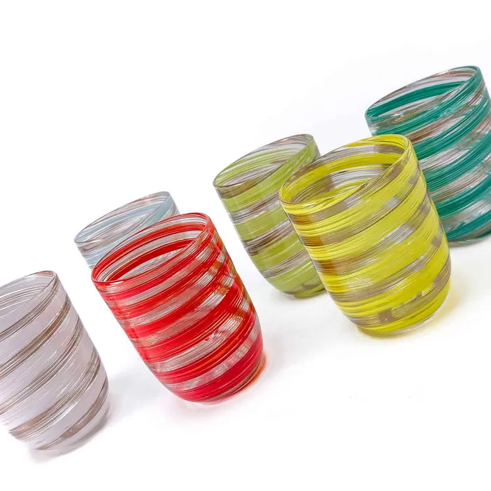 MuranoVitrum Earrings San Giorgio Glasses set of six