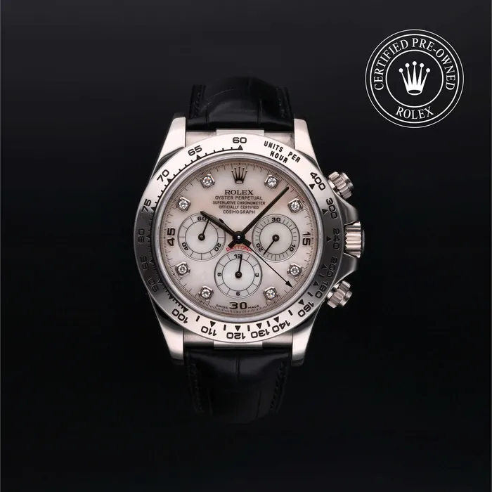 Oyster Perpetual Cosmograph Daytona Rolex Certified PreOwned Earrings