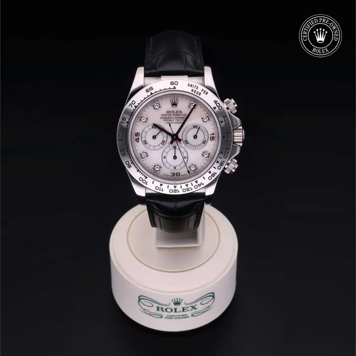 Oyster Perpetual Cosmograph Daytona Rolex Certified PreOwned Earrings