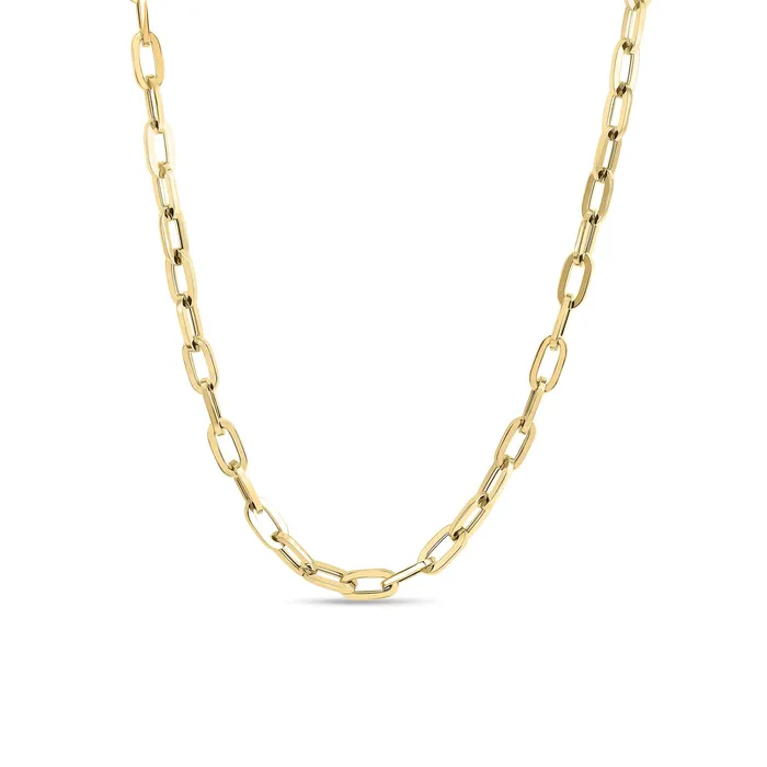 ROBERTO COIN Necklaces 18k Yellow Gold Classic Oro Collar Necklace 22 Inch ROBERTO COIN Necklaces 18k Yellow Gold Classic Oro Collar Necklace 22 Inch