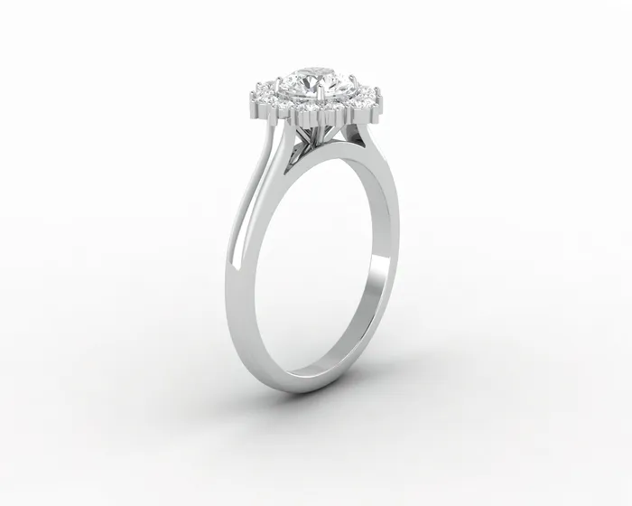 Solaris 065 Ct Round Cut Engagement Ring Sapheena Jewelry Rings