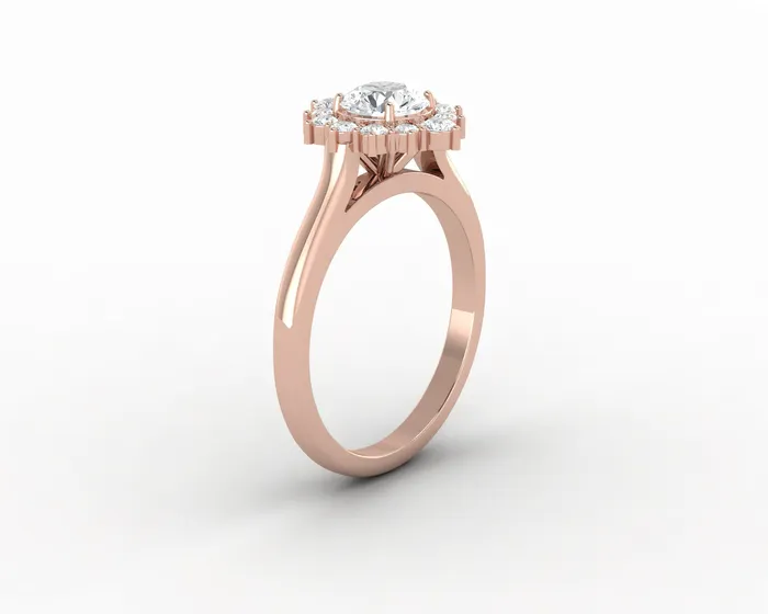 Solaris 065 Ct Round Cut Engagement Ring Sapheena Jewelry Rings