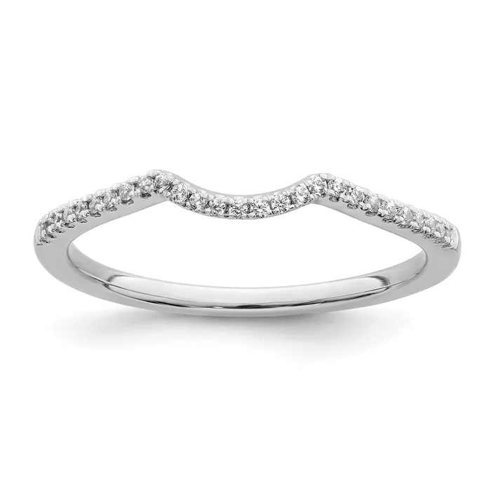 011ct CZ Solid Real 14k White Polished Matching Wedding Wedding Band Ring Goldia Rings 011ct CZ Solid Real 14k White Polished Matching Wedding Wedding Band Ring Goldia Rings