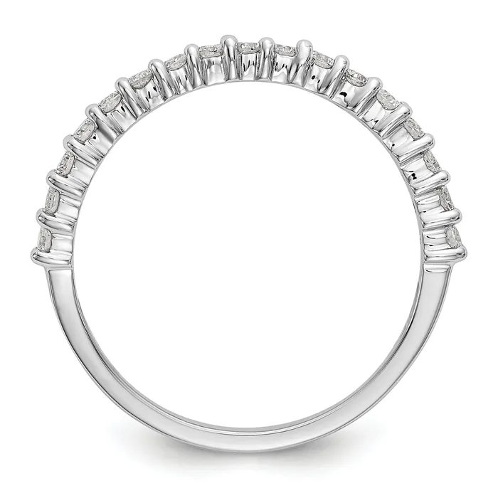040ct CZ Solid Real 14K White Gold Wedding Band Ring Goldia Rings