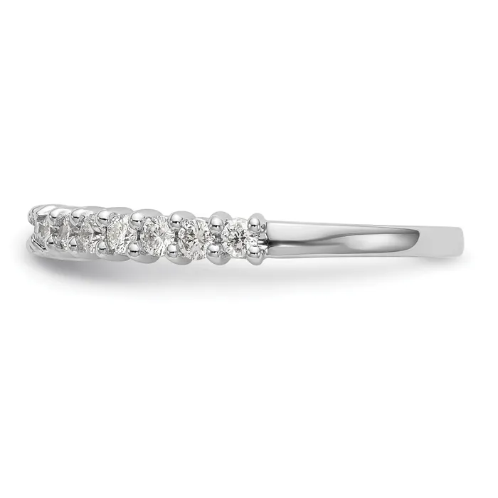 040ct CZ Solid Real 14K White Gold Wedding Band Ring Goldia Rings