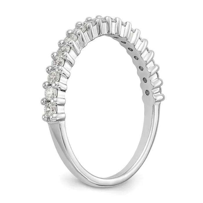 040ct CZ Solid Real 14K White Gold Wedding Band Ring Goldia Rings