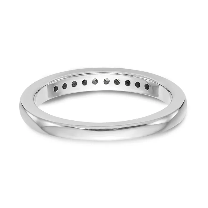 040ct CZ Solid Real 14k White Gold Wedding Wedding Band Ring Goldia Rings