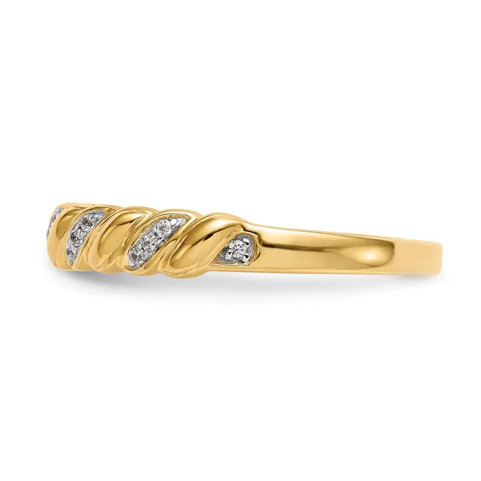 056ct CZ Solid Real 14K Wedding Wedding Band Ring Goldia Rings