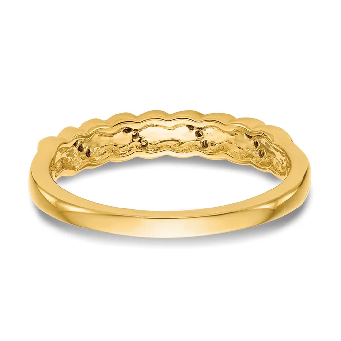 056ct CZ Solid Real 14K Wedding Wedding Band Ring Goldia Rings