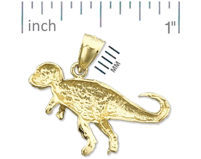 14K Gold T Rex Charm Goldia Charm Necklaces