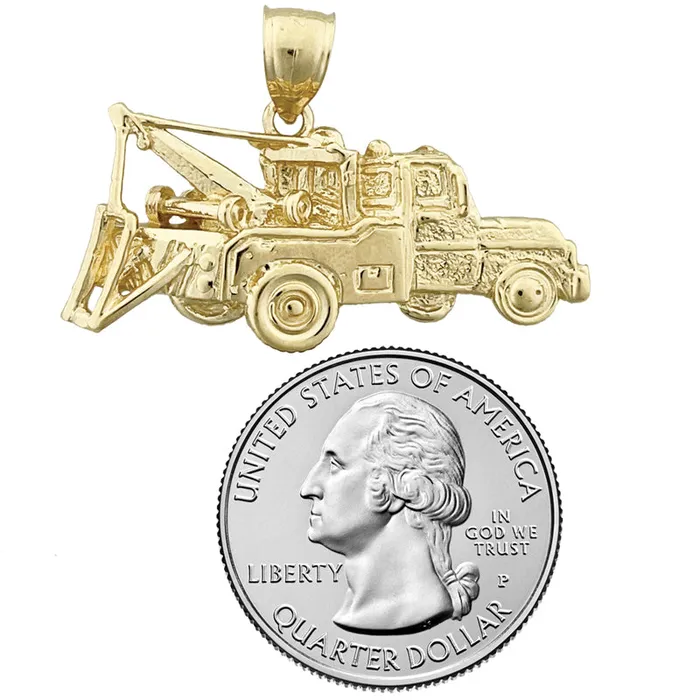 14K Gold Tow Truck Pendant Goldia PreStyled Sets