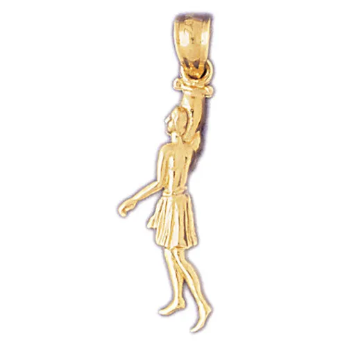 14K Gold Zodiac Aquarius Pendant Goldia PreStyled Sets