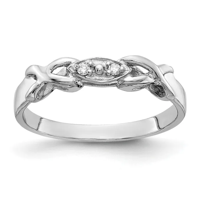 14k White Gold A Real Diamond ring Goldiacom Rings