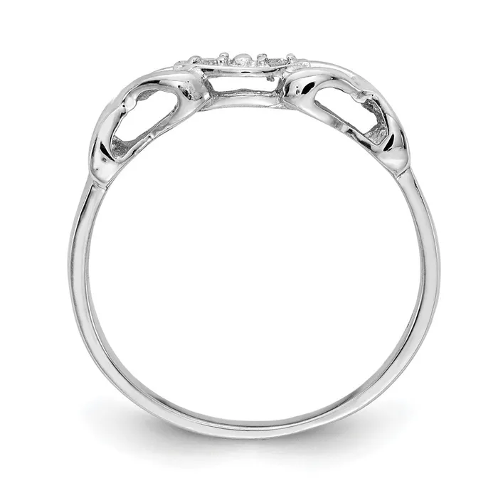 14k White Gold A Real Diamond ring Goldiacom Rings