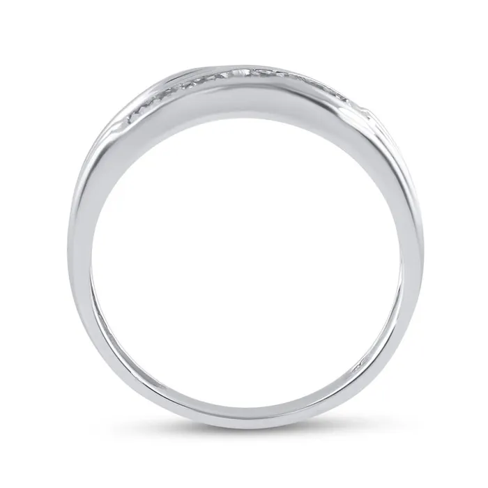 14k White Gold Round Diamond 5Stone Band Ring 110 Cttw gndatlanta Rings