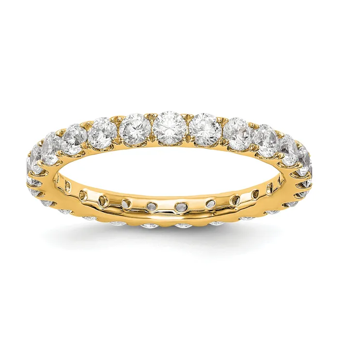 14k Yellow Gold 1 12 Ct Lab Grown Diamond VSSI G Shared Prong Eternity Band Ring Goldia Rings 14k Yellow Gold 1 12 Ct Lab Grown Diamond VSSI G Shared Prong Eternity Band Ring Goldia Rings