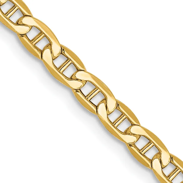 14K Yellow Gold 16 inch 32mm SemiSolid Anchor with Lobster Clasp Chain Necklace MDS Necklaces 14K Yellow Gold 16 inch 32mm SemiSolid Anchor with Lobster Clasp Chain Necklace MDS Necklaces