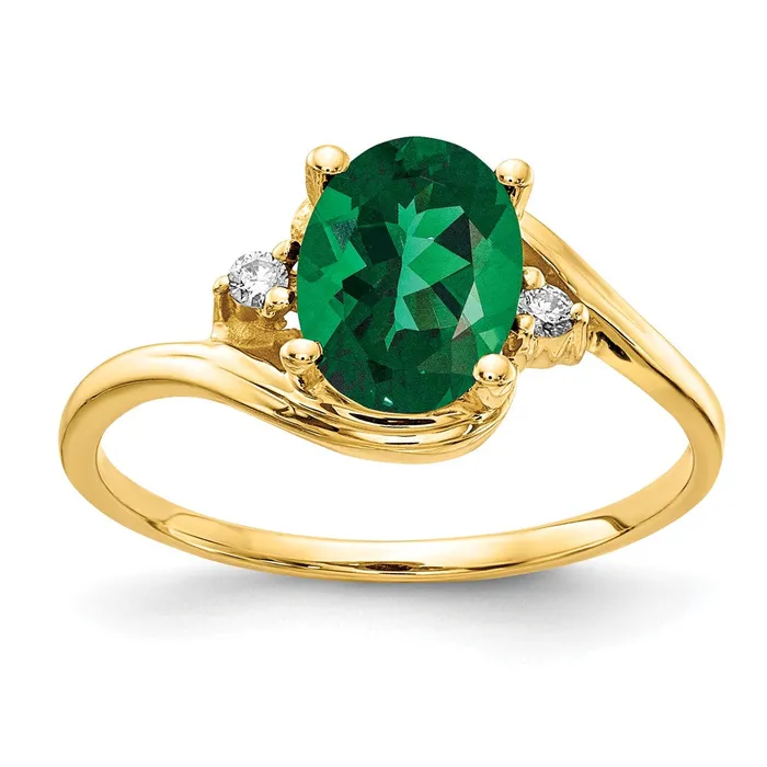 14K Yellow Gold 8x6mm Oval Mount St Helens VS Real Diamond ring goldiaca Rings 14K Yellow Gold 8x6mm Oval Mount St Helens VS Real Diamond ring goldiaca Rings