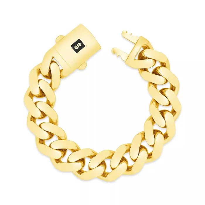 14K Yellow Gold Miami Cuban 9mm Royal Monaco Curb Link Chain Necklace 18 30 Goldiacom Necklaces