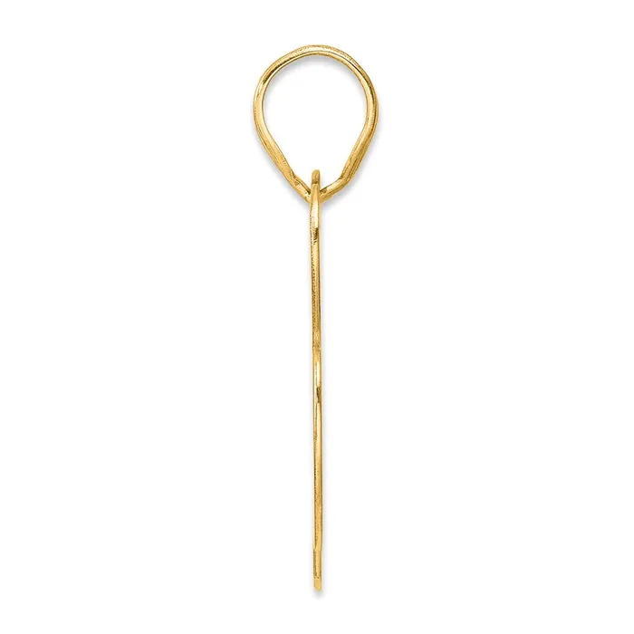14k Yellow Gold Polished Block Number 78 Pendant Goldia PreStyled Sets