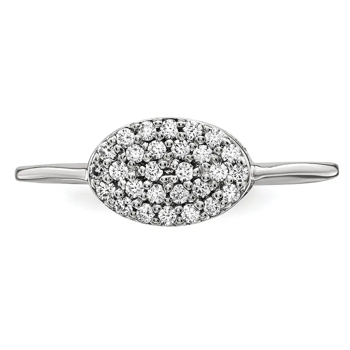 14kw Diamond Cluster Oval Ring Goldiacom Rings