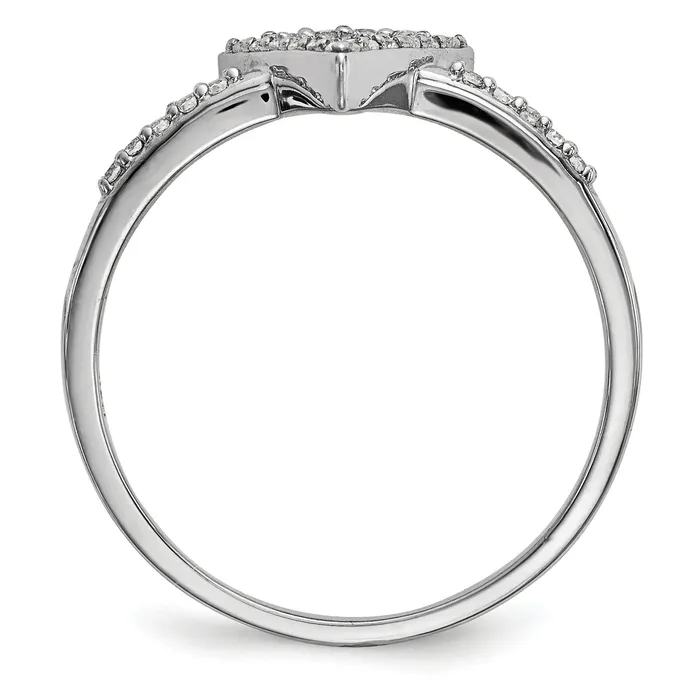 14kw Diamond Triangle Ring Goldiacom Rings