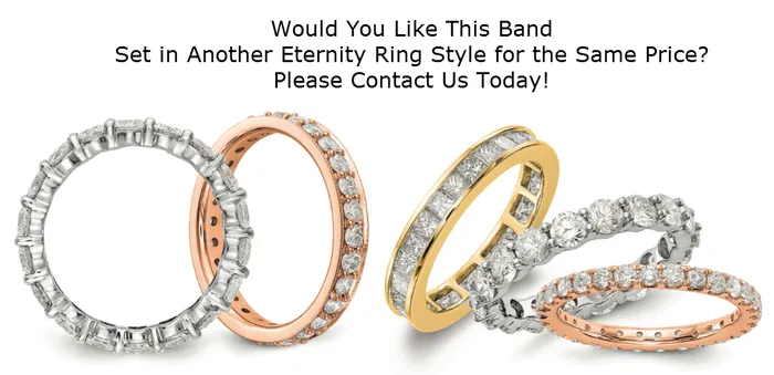 30 Ct Natural Diamond Womens Eternity Anniversary Wedding Band Ring in 14k Rose Pink Gold Goldiacom Rings