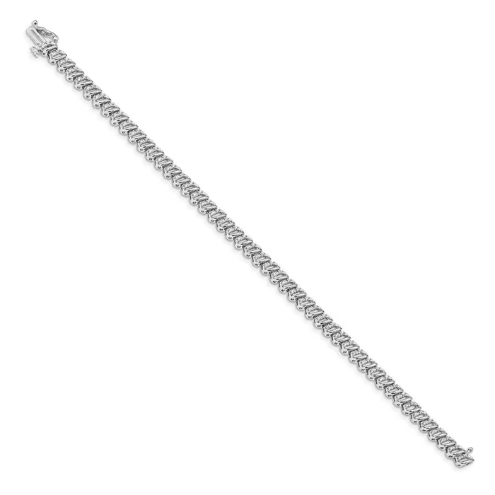 Bracelets goldiaca 14k White Gold Natural Diamond Bracelet